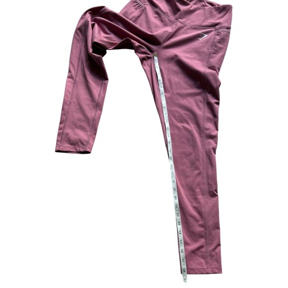 Gymshark Womens High-Waisted Dry Moisture Dreamy Leggings Size M Pink Bubblegum - Picture 12 of 15